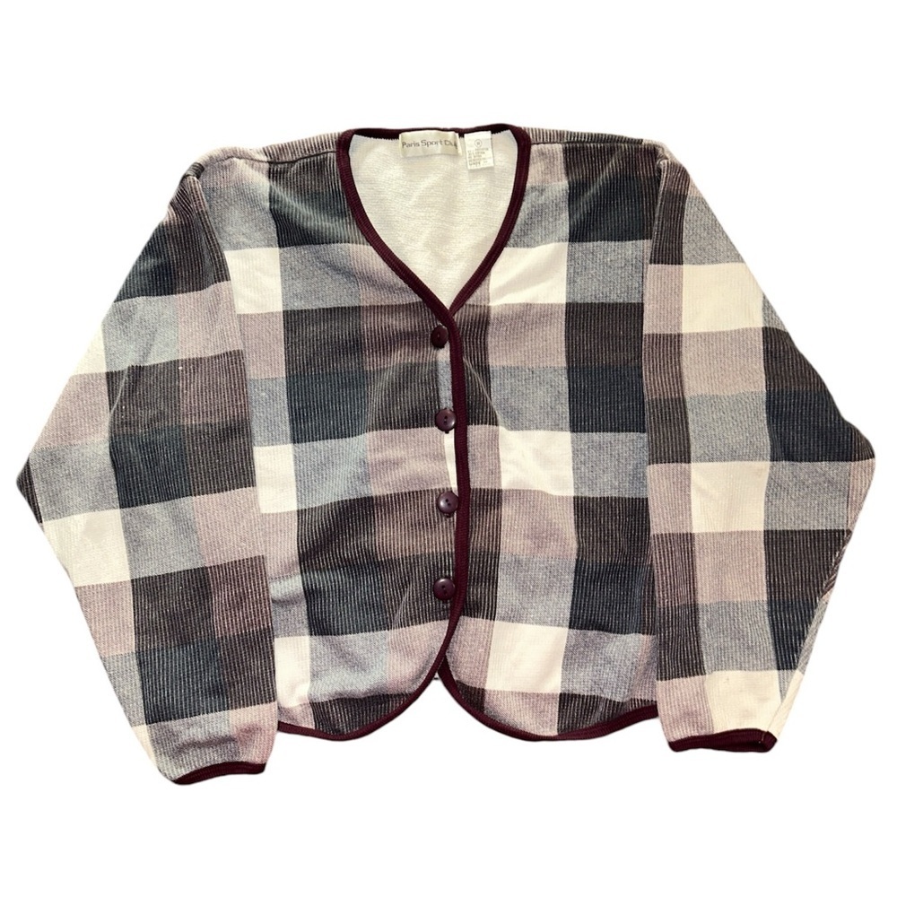 Paris Sport Club Vintage Sweater Cardigan